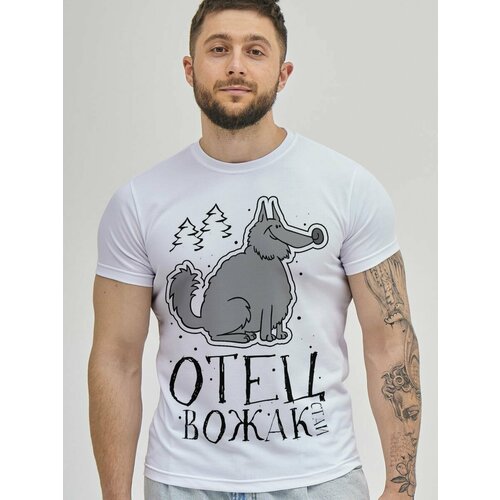 Футболка размер L, белый