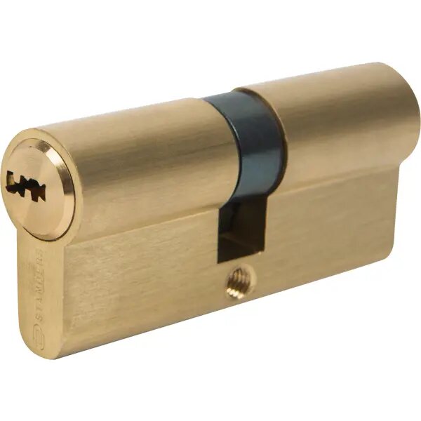 Цилиндр Standers TTBL1-3535, 35x35 мм, ключ/ключ, цвет латунь