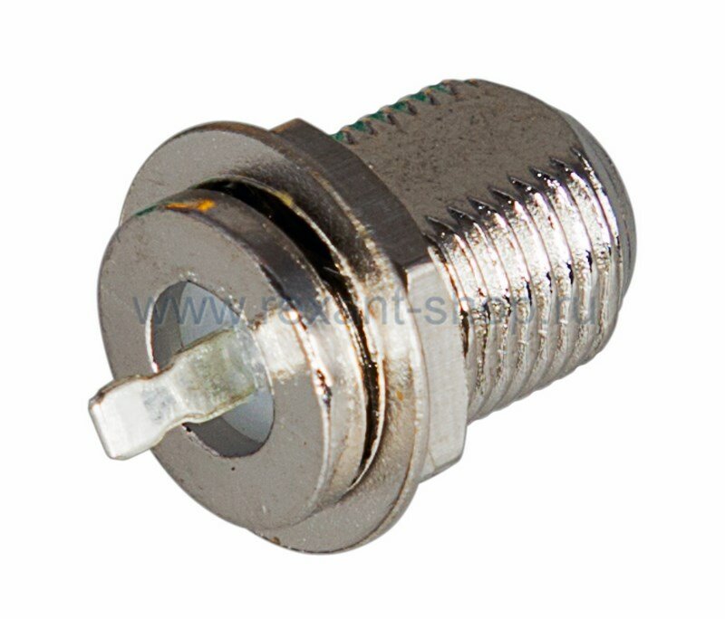 фото Rexant разъем гнездо F на корпус с контактом 05-4103-4