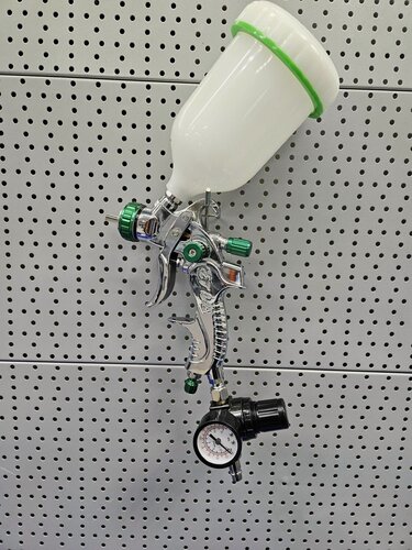 Изображение товара Краскопульт HVLP с верхним баком, сопло 1,7 мм, для автосервиса Nordberg