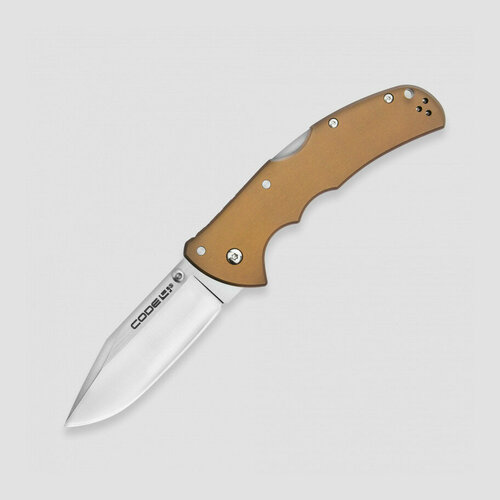 фото Нож складной «code 4 clip point», длина клинка: 9,1 см, материал клинка: сталь порошковая crucible cpm s35vn, материал рукояти: сплав (6061 t-6 aluminium) cs_58pc cold steel