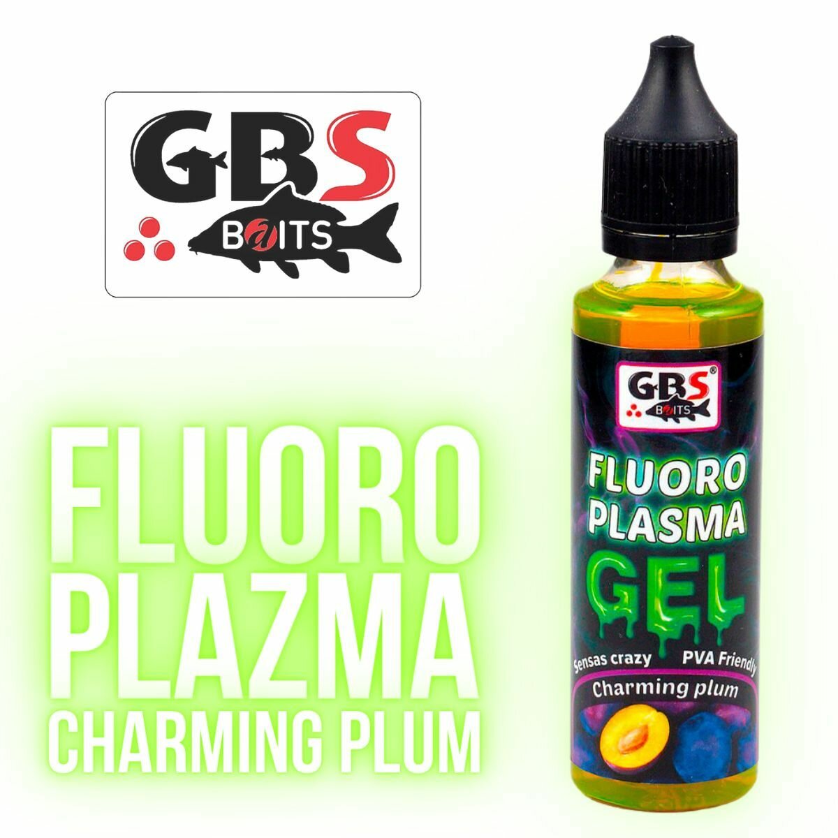 Флюоресцентный гель GBS Charming Plum Чарующая слива