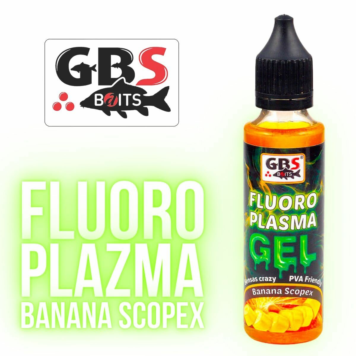 Флуоресцентный гель GBS Fluoro Plazma BANANA SCOPEX (Банан Скопекс)