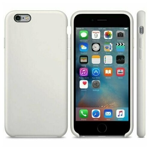 Чехол для iPhone 6/6S, Careo Silicone Marble, белый