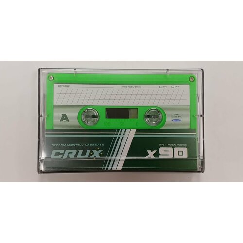 Аудиокассета новая запечатанная Crux X-90 (green) энурезный будильник modo king