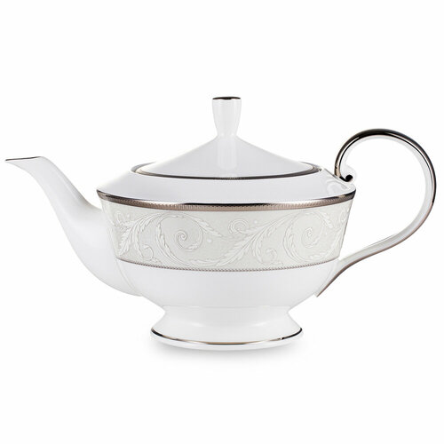 Заварочный чайник из костяного фарфора 940 мл белыйдекор серия Ноктюрн Narumi NAR-50685-4416 38900₽