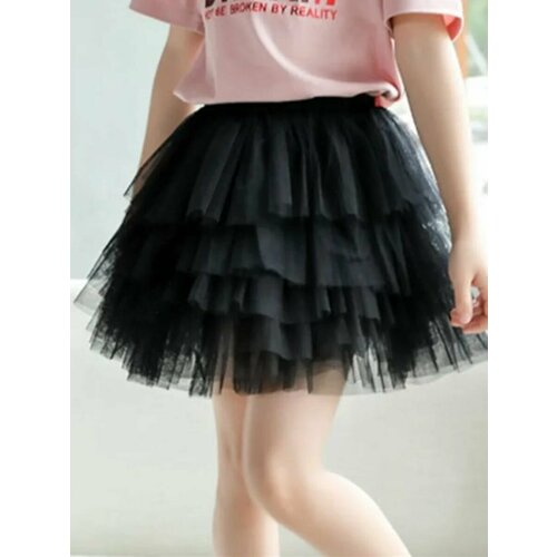 фото Юбка, размер 100-110, черный canari