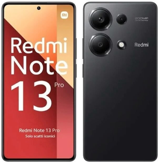 Смартфон Xiaomi Redmi Note 13 Pro 4G 8/256 ГБ Global, Dual nano SIM, midnight black