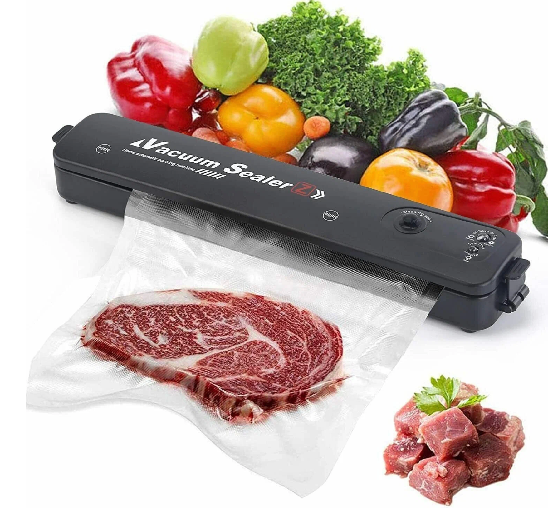 Вакуумный упаковщик Vacuum Sealer X + 10 пакетов для запаивания в подарок