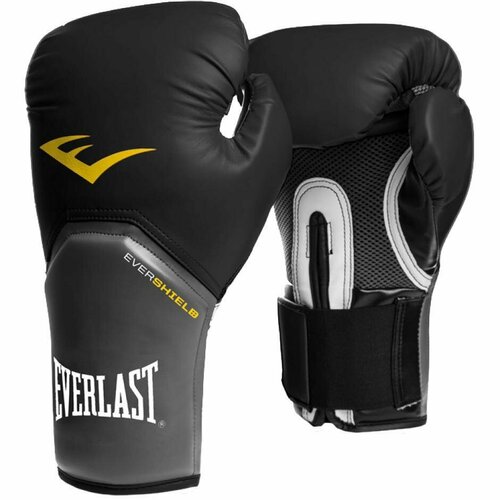 Боксерские перчатки тренировочные Everlast Pro Style Elite - Black (12 oz) боксерские перчатки everlast тренировочные pro style elite красные