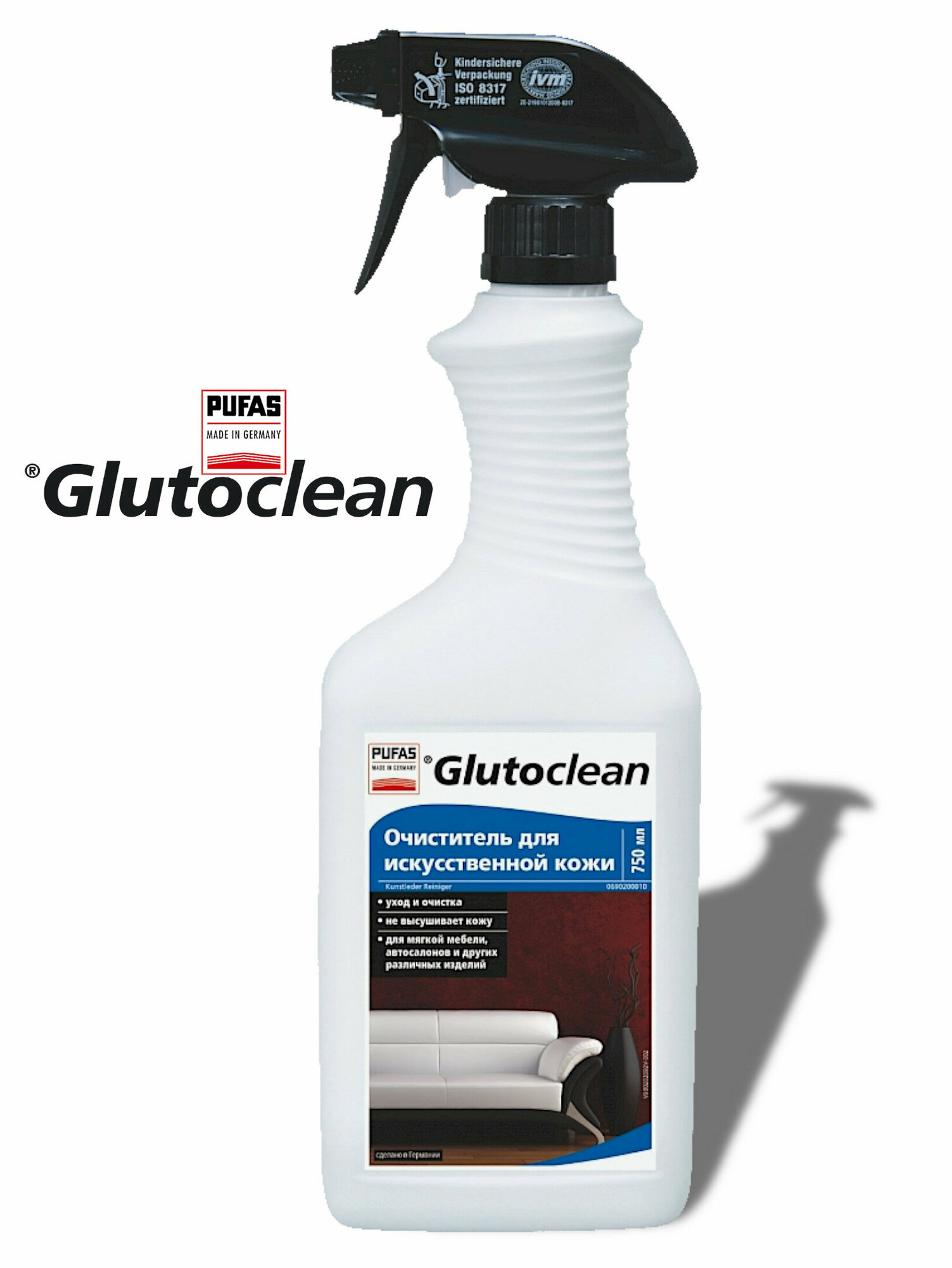 Glutoclean Очиститель для искусственной кожи 750 мл.