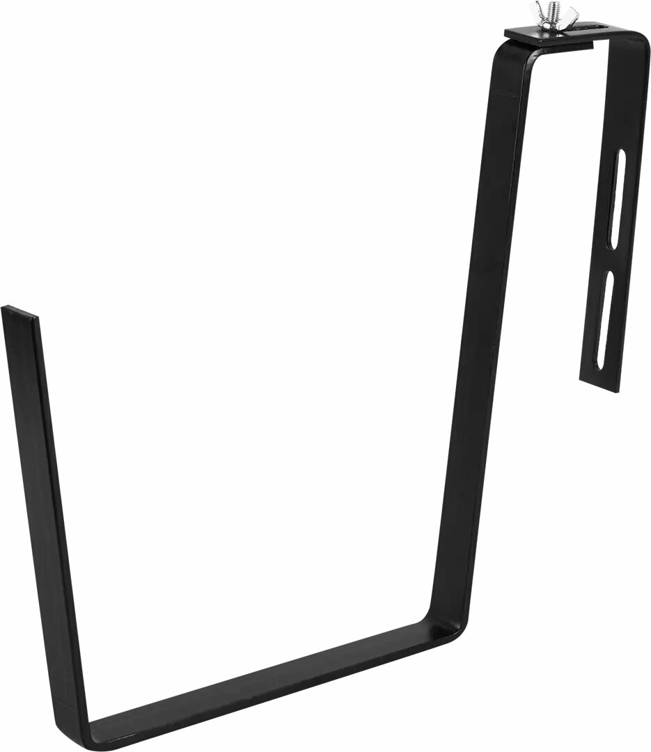 Крепление для балконного ящика металл черный 2.2x31.1x24.5 см