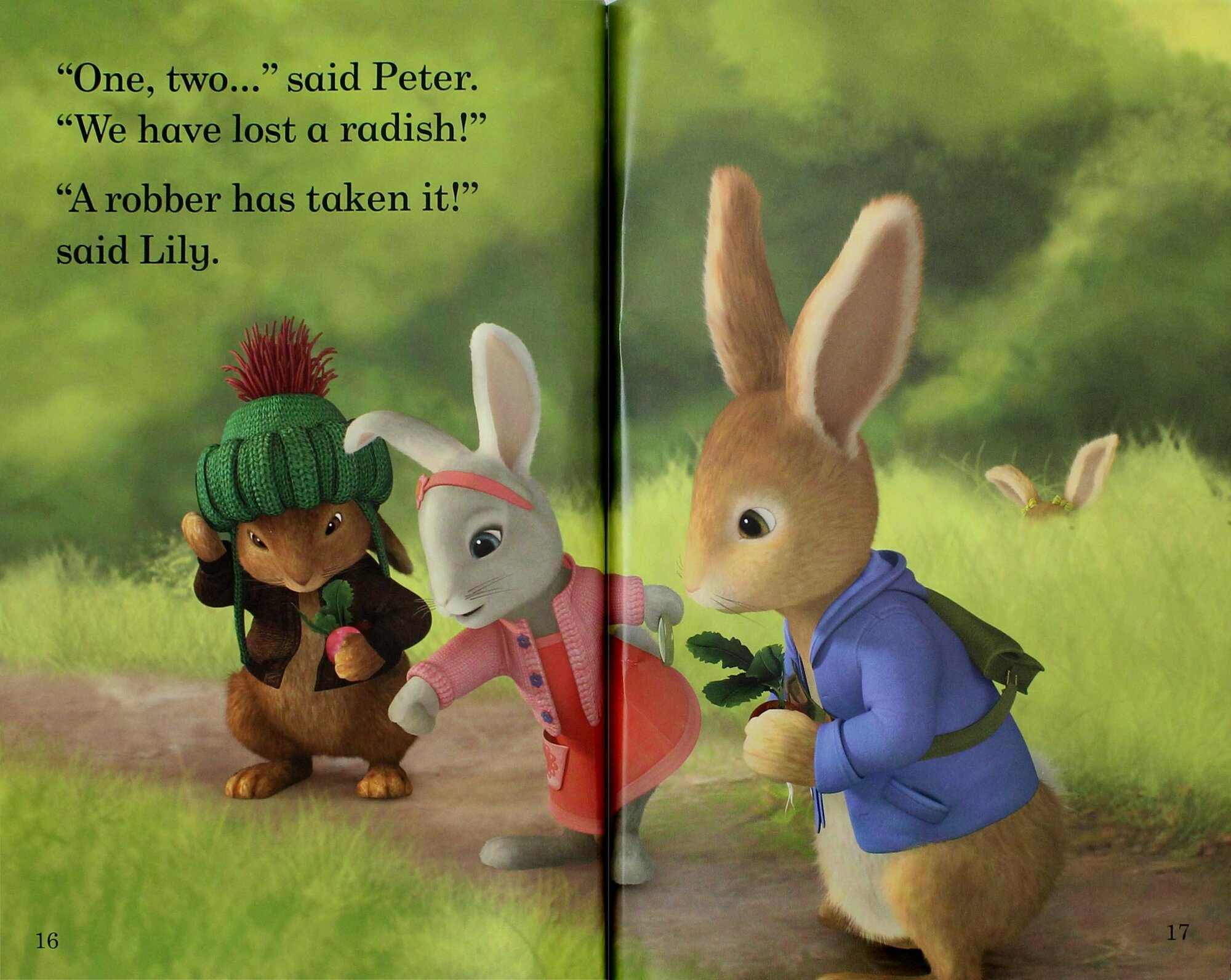 "Peter Rabbit: the Radish Robber - Read it Yourself with Ladybird: Level 1" мелованная - фото №2