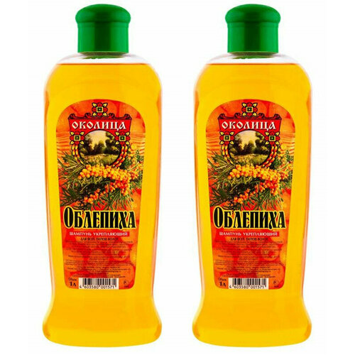Околица Шампунь Облепиха для всех типов волос 1 л 2 шт 721₽