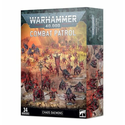 Миниатюры для настольной игры Games Workshop Warhammer 40000: Combat Patrol - Chaos Daemons 97-51 миниатюры для настольной игры games workshop warhammer 40000 combat patrol genestealer cults 51 69