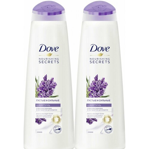 DOVE Шампунь для волос густые И сильные, 380 мл, 2шт. шампунь dove nourishing secrets восстановление 380мл