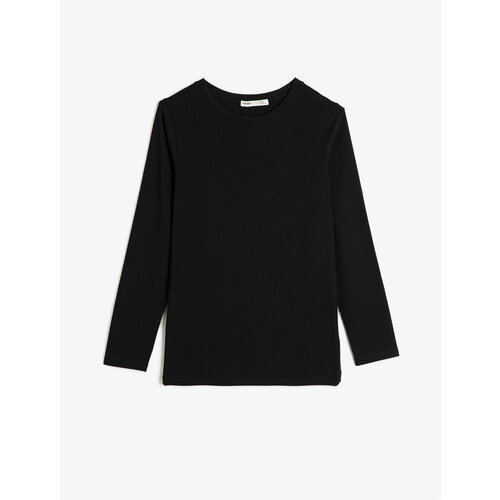 фото Лонгслив koton, размер 4-5 лет, черный