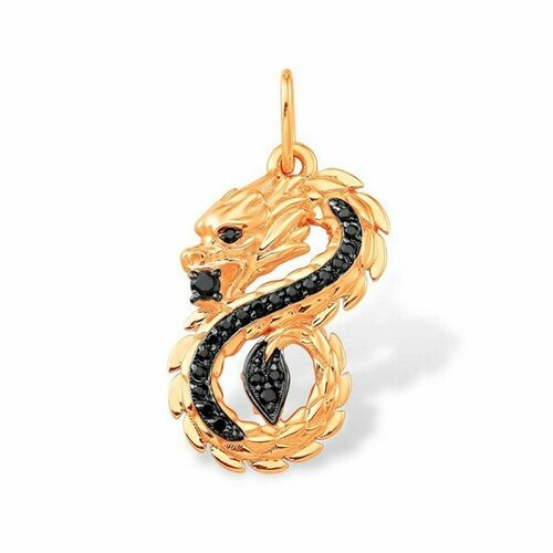 фото Подвеска the jeweller, красное золото, 585 проба, фианит