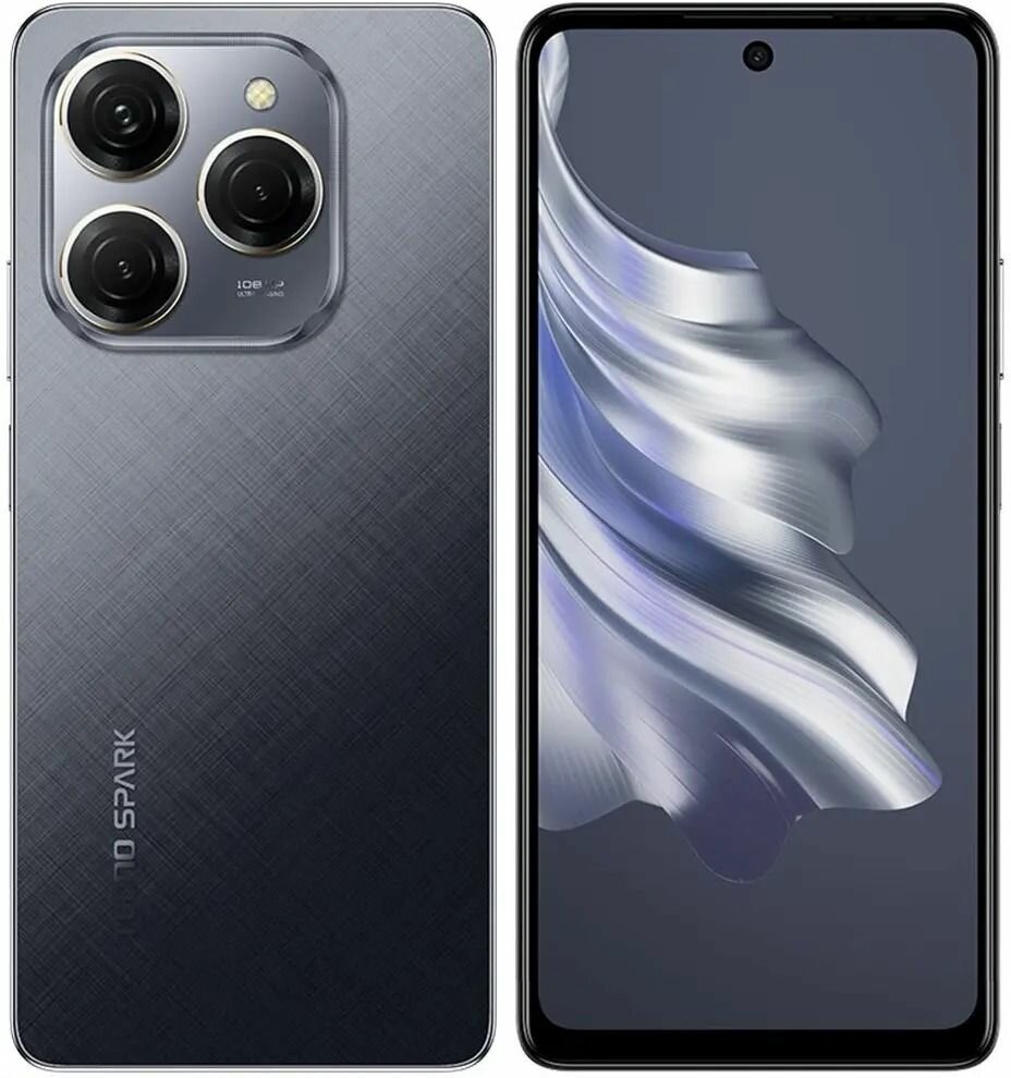 Смартфон Tecno Spark 20 Pro 12/256 ГБ, черный