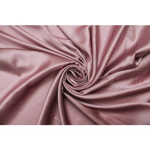 Ткань Шёлковый атлас-стрейч Maliparmi розовато-сиреневого цвета, 100 г/пм, ш138см, 0,5 м
