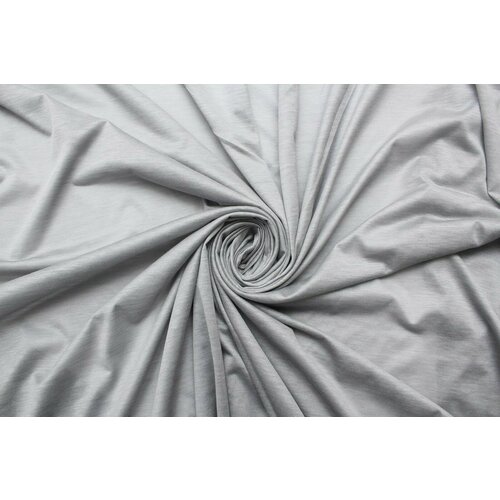 Ткань Трикотажное полотно тонкое серое, ш144см, 0,5 м полотно холстопрошивное 0 75х50 м серое