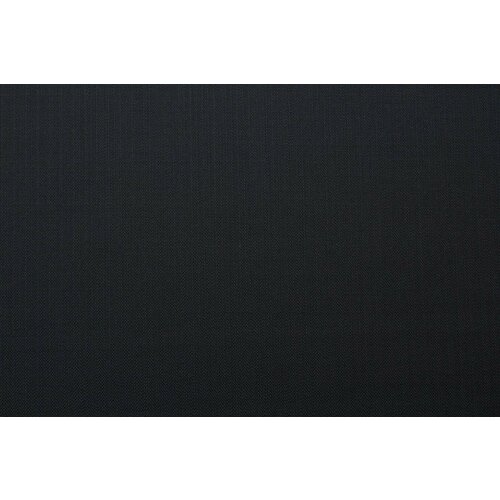 Ткань Шерсть костюмная Zegna чёрная, ш155см, 0,5 м