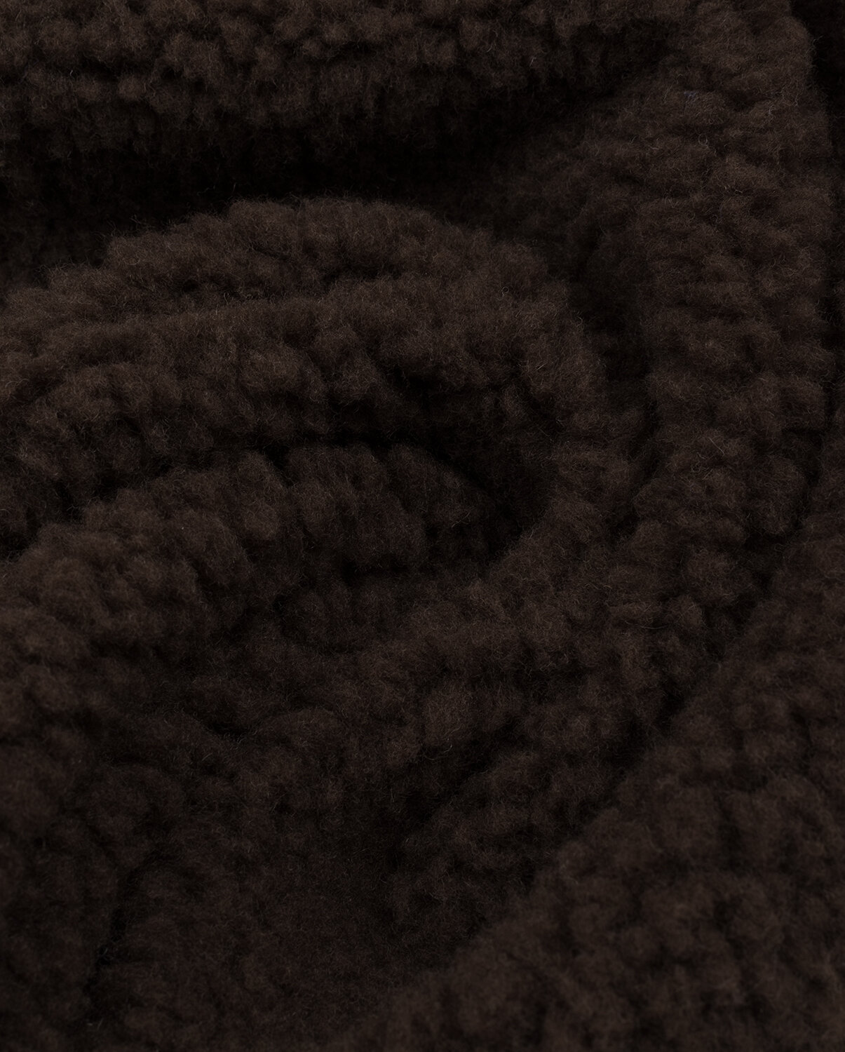 Ткань для шитья и рукоделия Мех "Тедди" 510г 2 м * 160 см, коричневый 003
