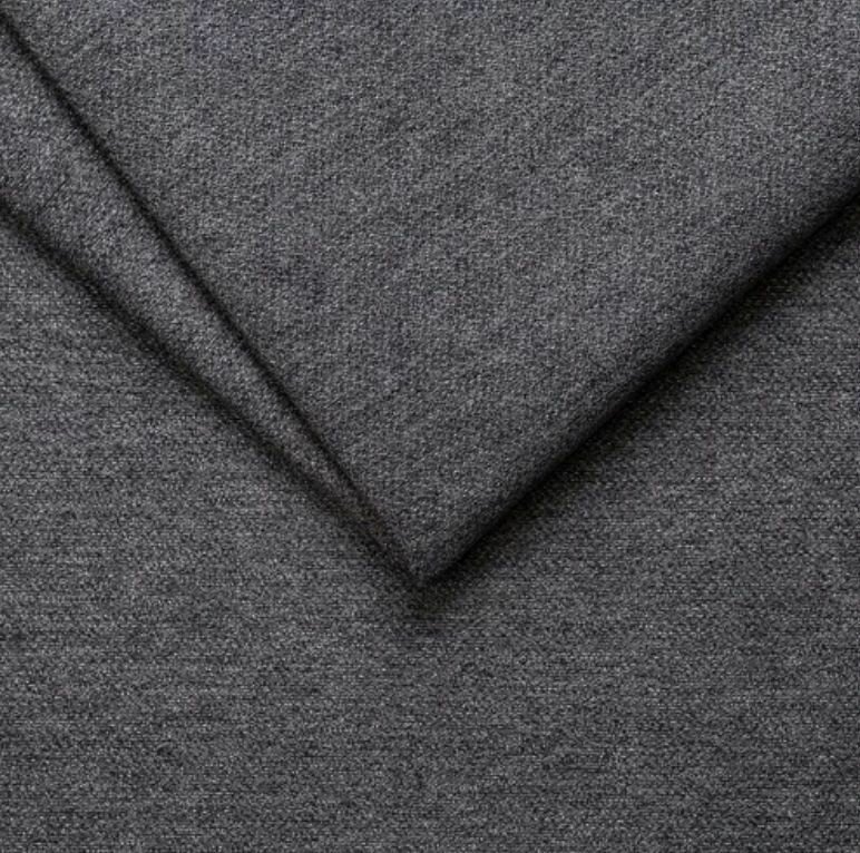 Мебельная Рогожка Polaris темно-серая Graphite 20 (1м) — фото 1