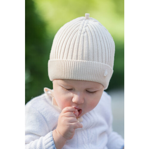 фото Шапка orso bianco saura, размер 44, бежевый