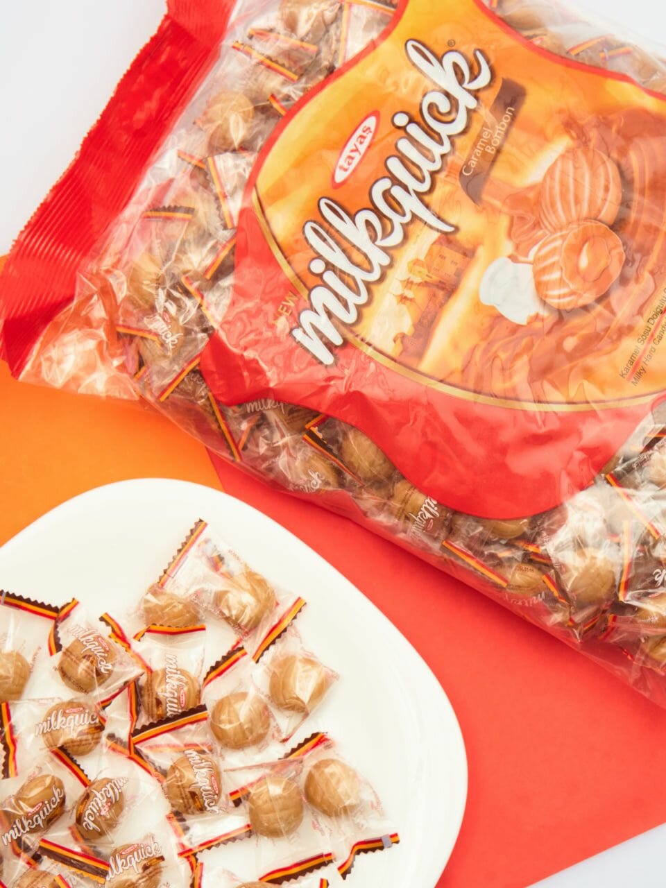 Жевательные конфеты с карамельной начинкой "MilkQuick" 1 кг - фотография № 3