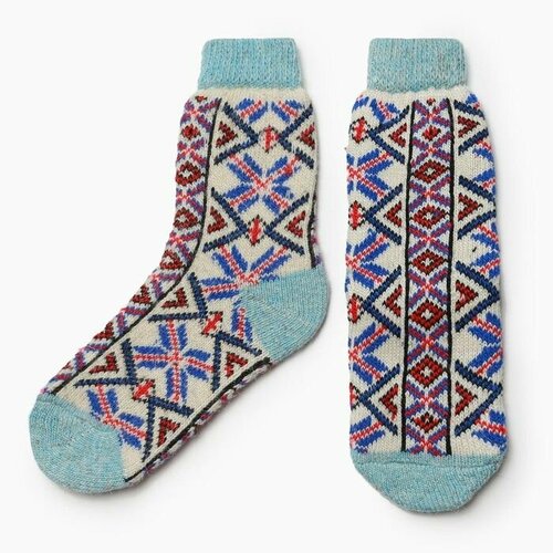 фото Носки стильная шерсть, размер onesize, белый