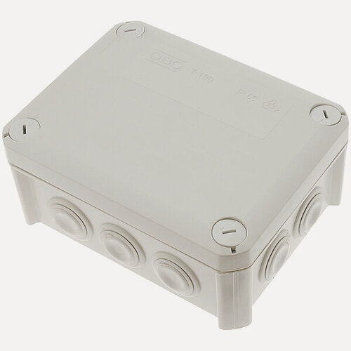 Изображение товара Коробка Т100 2007077 пластиковая с сальниками 150х116х67мм IP66 серая (OBO Bettermann) (2 шт. в комплекте)