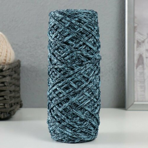 Шнур для вязания 35 хлопок65 полипропилен 3 мм 85м16010 гр Нэйвинебесный 713₽