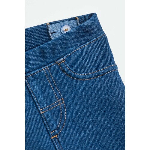 Джинсы H&M, размер 68, голубой джинсы размер 68 голубой