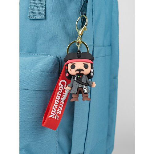 Брелок Pirates Of The Caribbean Пираты Карибского моря, серый, черный фигурка pirates of the caribbean nendoroid jack sparrow