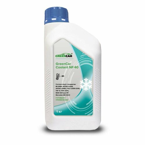 Антифриз GreenCar Coolant NF 40, 1л