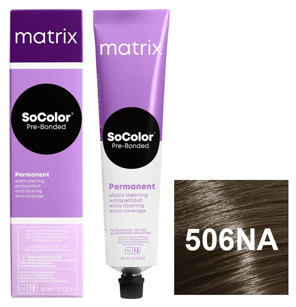 Matrix SoColor Pre-bonded стойкая крем-краска для седых волос Extra coverage