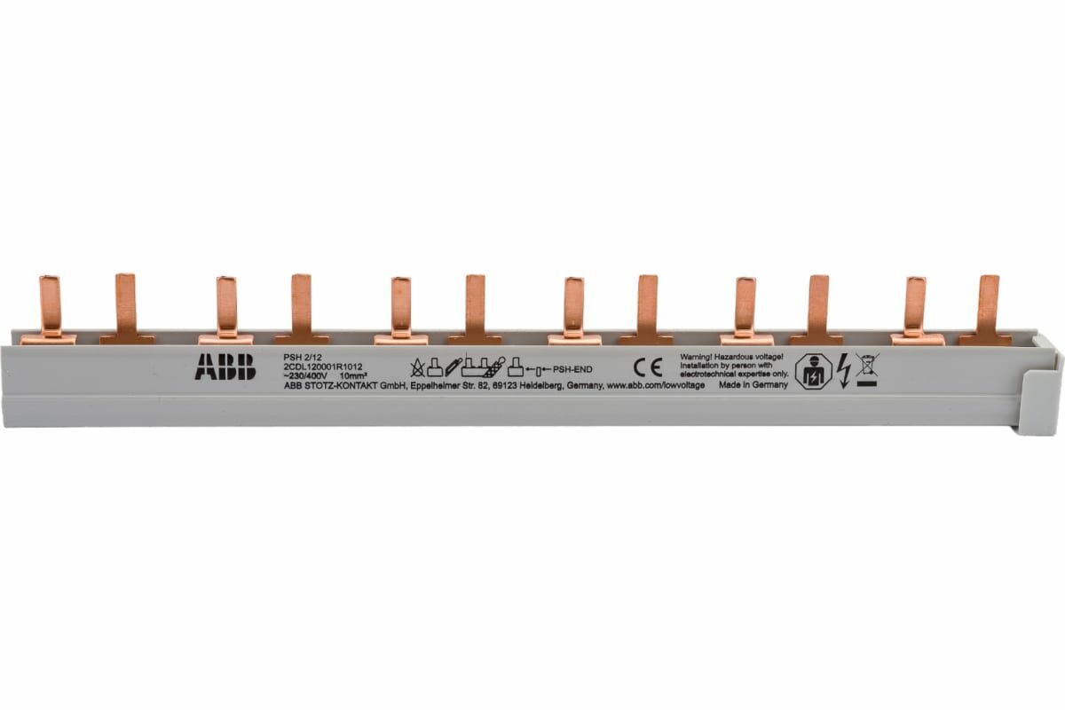 Шина комплектная ABB 2-фазная 12 модулей PSH2-12 2CDL120001R1012 (1шт)