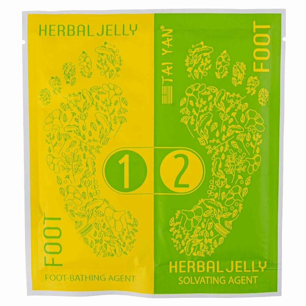 Ванночка-желе для ног foot herbal jelly Tai Yan, 30+30 гр