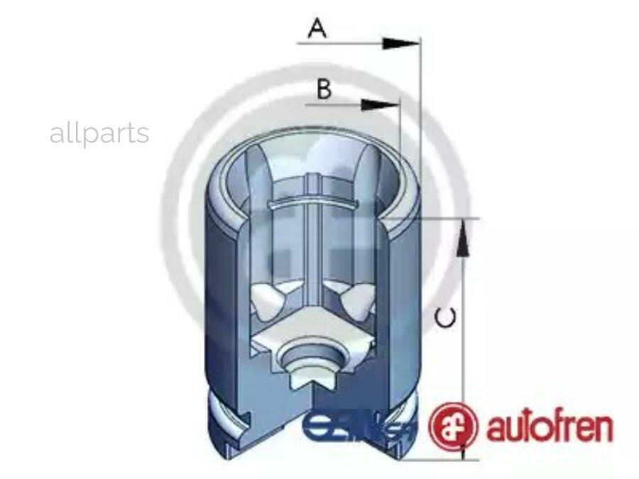 AUTOFREN D025233 Поршень суппорта, заднего
