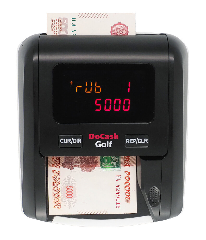 Детектор банкнот DoCash Golf автоматический рубли АКБ - фото №18
