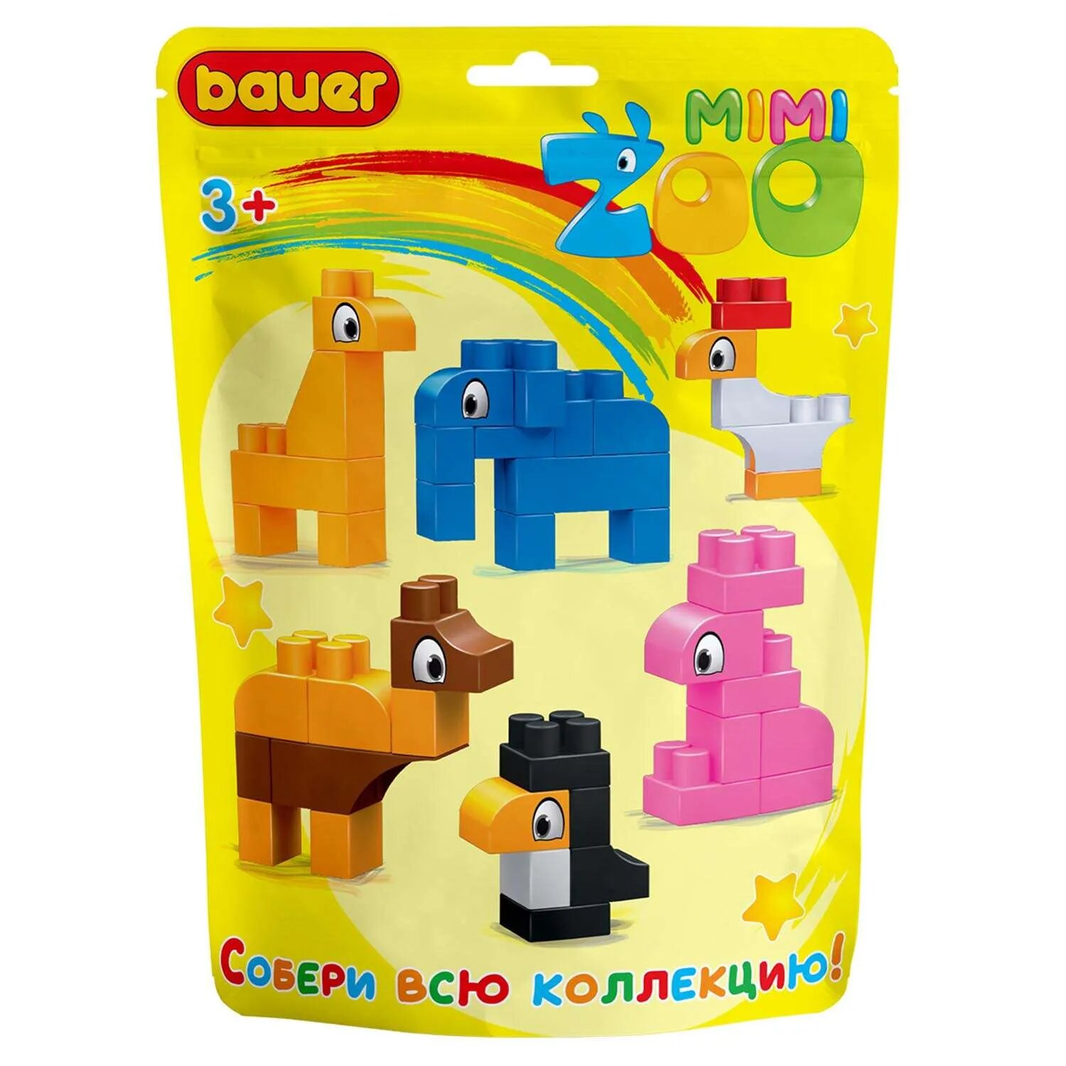 фото Конструктор BAUER Зоопарк в непрозрачной упаковке (Сюрприз) 881