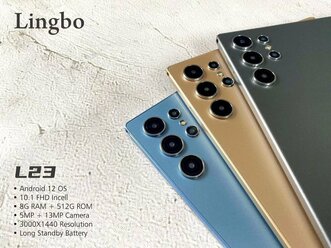 Планшет Lingbo L23 с клавиатурой, 8/512Gb, голубой