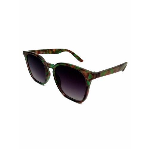 Солнцезащитные очки , зеленый, коричневый солнцезащитные очки 338011 коричневый зеленый