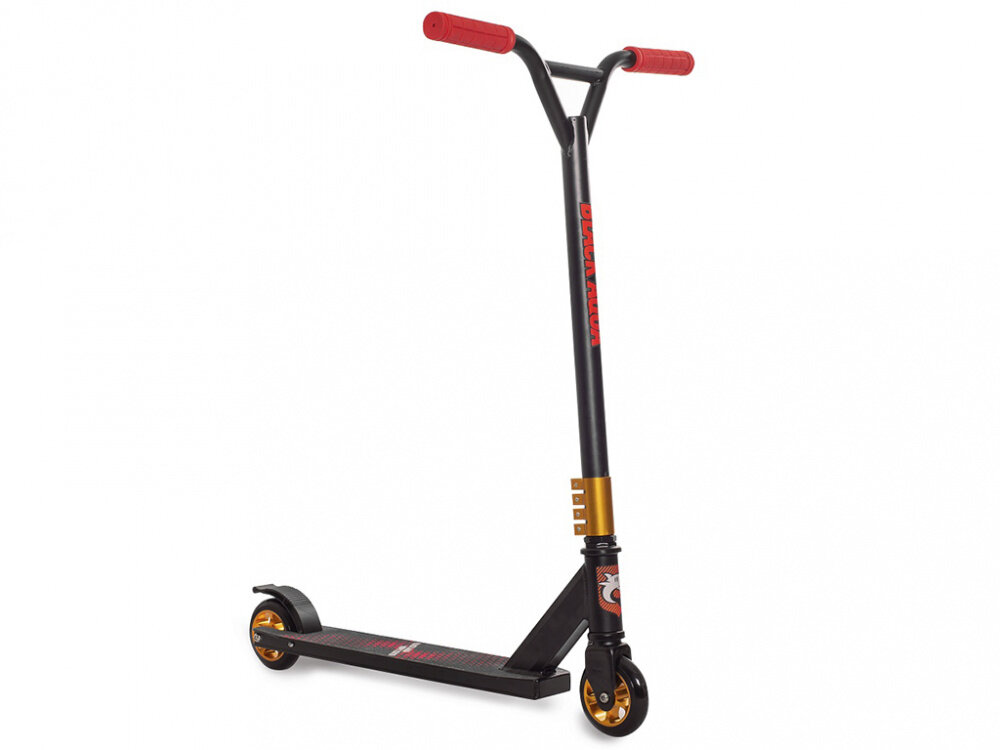 BLACK AQUA самокат трюковый Stunt Scooter-4 (черный/серый)