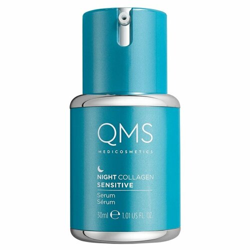 Сыворотка с коллагеном для чувствительной кожи, ночь 30 мл QMS Night Collagen Sensitive Serum 30 мл сыворотка с коллагеном день 30 мл qms collagen day serum 30 мл