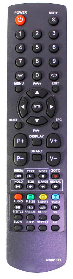 Akai A3001011 LCD TV Delly TV, Пульт ДУ