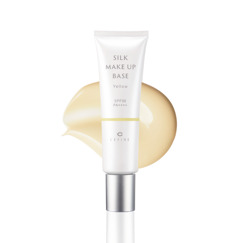 База под макияж солнцезащитная SILK MAKE UP BASE SPF30 PA++++, оттенок: Yellow, 30гр. thank you farmer база под макияж be beautiful pure make up base spf30 pa