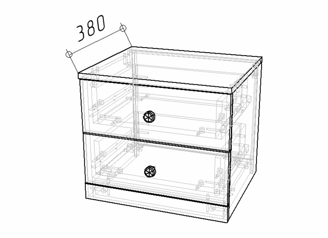 Детская стенка Банни-2 Розовый Лайт 130x52x210 со шкафом с тумбой