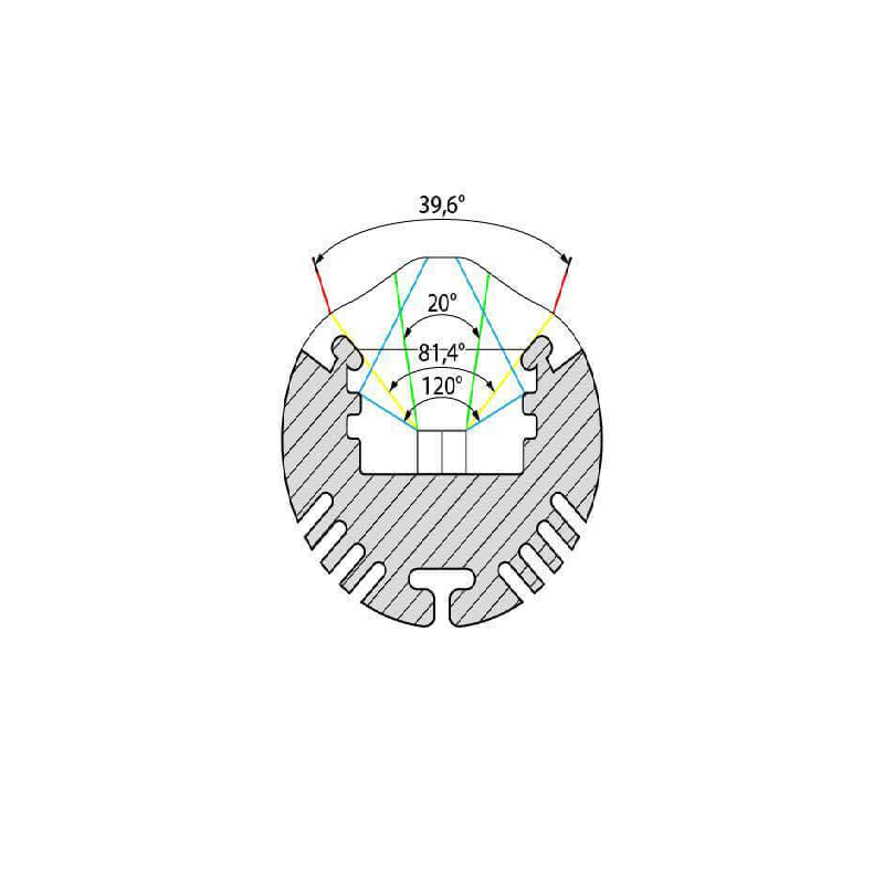 015527 Профиль с экраном ALU-ROUND-2000 ANOD+LEN30 Arlight - фото №16